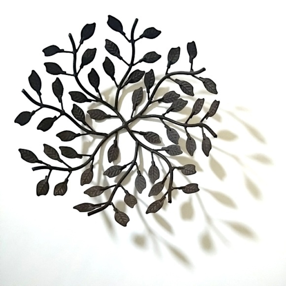 Other - Iron Leaf (Foliage) Bowl - 11" Diameter
